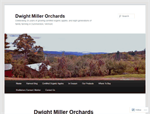 Tablet Screenshot of dwightmillerorchards.com